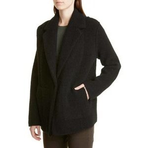 Vince Open Front Cardigan Sweater Long Sleeve Black Women's Size M NWT